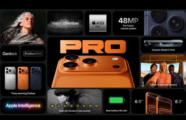 iPhone 17 Pro: Yeniden tasarlanmış tasarım ve gelişmiş performansla geliyor