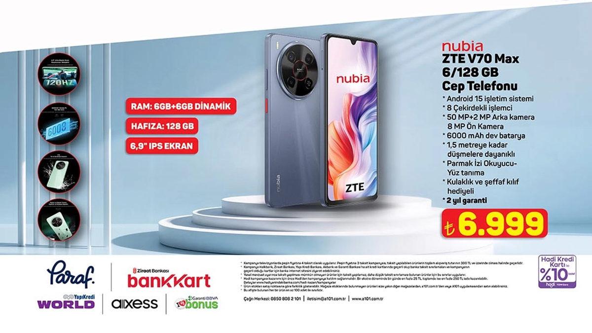 İnanç Can Çekmez: A101'de Bu Hafta Öne Çıkan ZTE nubia V70 Max Fiyatı ve Özellikleri 3 A101'de Bu Hafta Öne Çıkan ZTE nubia V70 Max Fiyatı ve Özellikleri