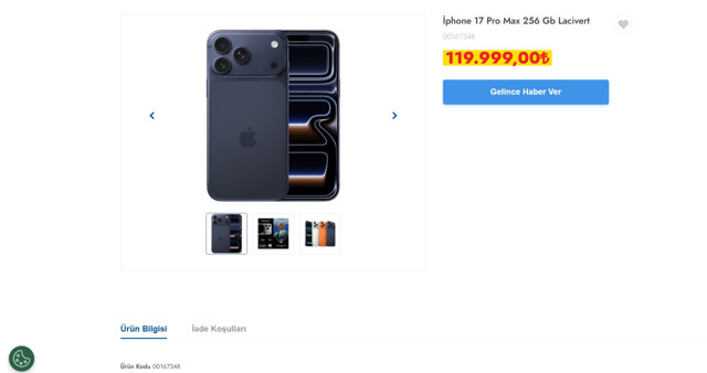 Şinasi Kaya: Şok Marketten Yepyeni Apple Lansmanı: iPhone 17 Pro Max 256 GB Sınırlı Fiyatla Satışta 1 Şok Marketten Yepyeni Apple Lansmanı: iPhone 17 Pro Max 256 GB Sınırlı Fiyatla Satışta