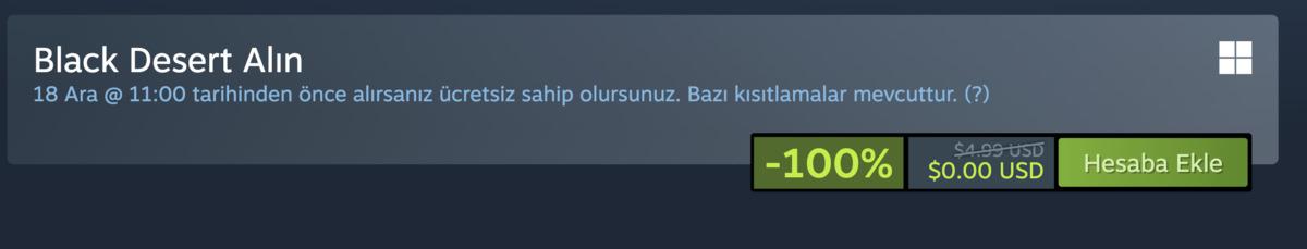 Ulaş Utku Bozdoğan: Black Desert Ücretsiz: Steam’de Sınırlı Zamanlı Kampanya ve Nasıl Erişilir? 1 Black Desert Ücretsiz: Steam’de Sınırlı Zamanlı Kampanya ve Nasıl Erişilir?